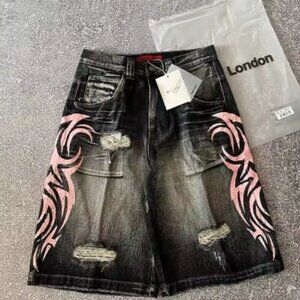Streetwear Y2K Jaded London Denim Shorts